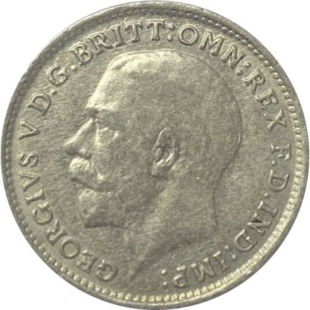 Великобритания 3 пенса 1921 год