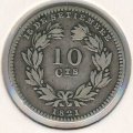 Никарагуа 10 сентаво 1880 год