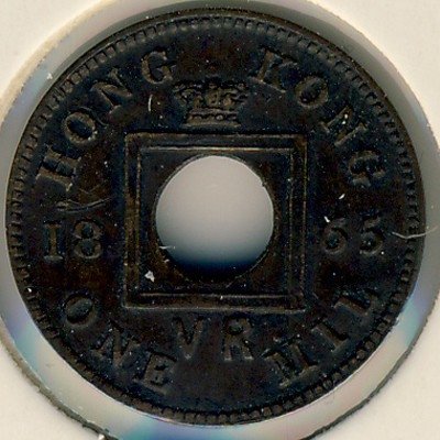 Гонконг 1 мил 1865 год