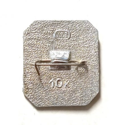 Значок В.И. Ленин (клеймо ЩЗ)