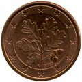 Германия 1 евроцент 2007 год (A)