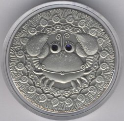 Беларусь 20 рублей 2009 год - Знаки зодиака. Рак