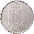 ГДР 10 пфеннигов 1988 год