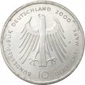 ФРГ 10 марок 2000 год - 1200 лет Собору в Аахене (G)