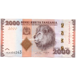 Танзания 2000 шиллингов 2020 год - UNC