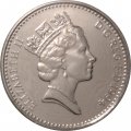 Великобритания 10 пенсов 1994 год BU