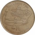 Туристический жетон Литва. Замок на острове Тракай