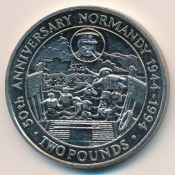 Гернси 2 фунта 1994 год