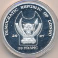 Конго 10 франков 2007 год - Жираф