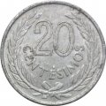 Уругвай 20 сентесимо 1965 год - Хосе Артигас