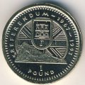 Гибралтар 1 фунт 1993 год - Референдум 1967 года