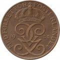 Швеция 5 эре 1935 год