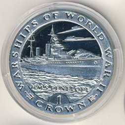Гибралтар 1 крона 1993 год