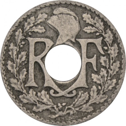 Франция 10 сантимов 1922 год
