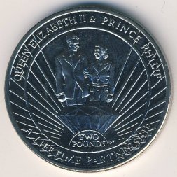Южная Джорджия и Южные Сэндвичевы острова 2 фунта 2011 год