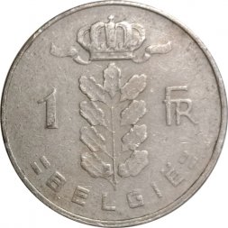 Бельгия 1 франк 1956 год BELGIE