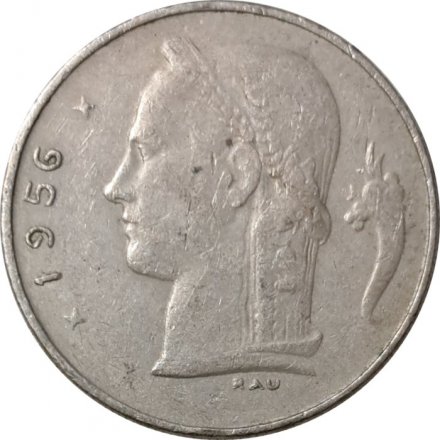 Бельгия 1 франк 1956 год BELGIE