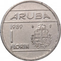 Аруба 1 флорин 1989 год