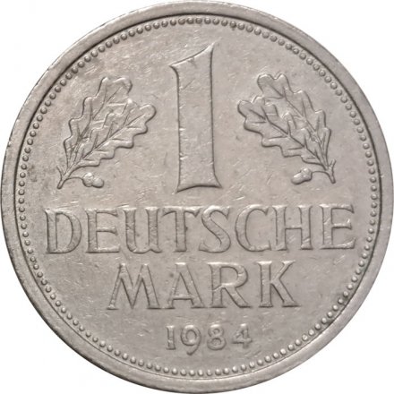 ФРГ 1 марка 1984 год (D)