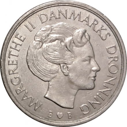 Дания 1 крона 1980 год - Королева Маргрете II