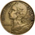 Франция 20 сантимов 1968 год