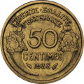 Франция 50 сантимов 1938 год