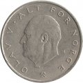 Норвегия 1 крона 1974 год - Король Улаф V