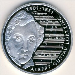 ФРГ 10 марок 2001 год