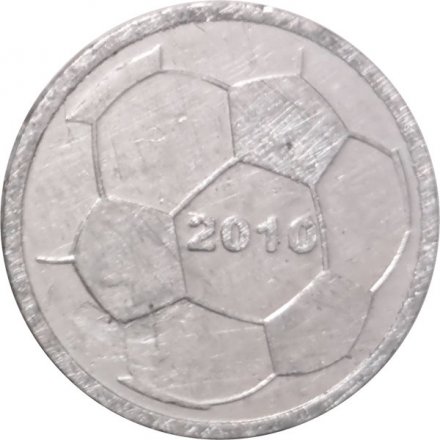 Жетон Кабинда 1/2 аво 2010 год - Чемпионат Мира по футболу