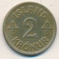 Исландия 2 кроны 1925 год