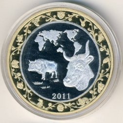 Северная Корея 30 вон 2011 год