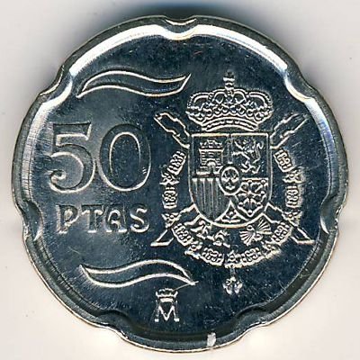 Испания 50 песет 1998 год