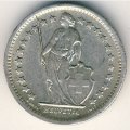 Швейцария 1/2 франка 1965 год