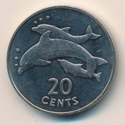 Кирибати 20 центов 1979 год