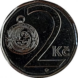 Чехия 2 кроны 2016