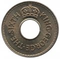 Фиджи 1/2 пенни 1949 год