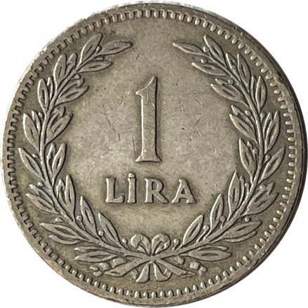 Турция 1 лира 1947 год