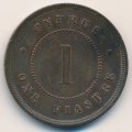 Кипр 1 пиастр 1879 год
