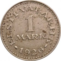 Эстония 1 марка 1926 год