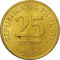 Филиппины 25 сентимо 2007 год