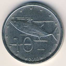 Острова Кука 10 центов 2010 год
