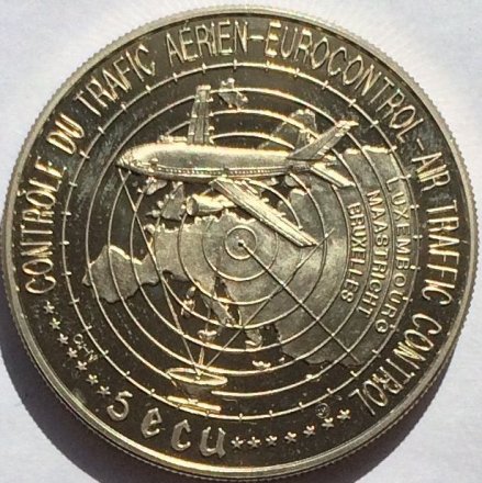 Люксембург 5 экю 1996 год