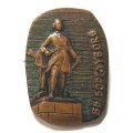Значок Выборг. Vyborg. Петр I, тяжелый