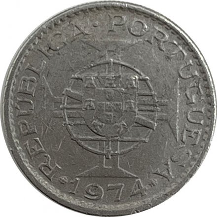 Ангола 2,5 эскудо 1974 год