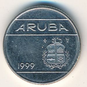 Аруба 10 центов 1999 год