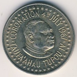 Тонга 1 паанга 1967 год