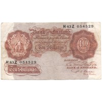 Великобритания 10 шиллингов 1949 - 1955 год - VF-