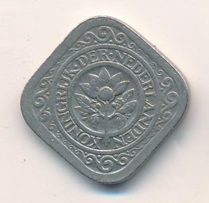 Нидерланды 5 центов 1929 год - Королева Вильгельмина