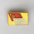 Значок. Олимпиада 80. Олимпийская символика
