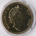 Фиджи 1 доллар 2009 год - Жираф (позолота)